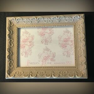 Parisian Home Romantics 5 X 7 Elegant Cream and Gold Picture Frame